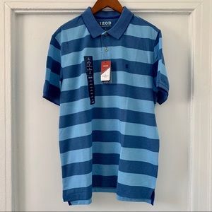 MAZARINE BLUE IZOD THE ADVANTAGE POLO - NWT